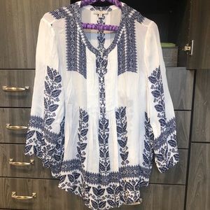 Pale Sky blouse